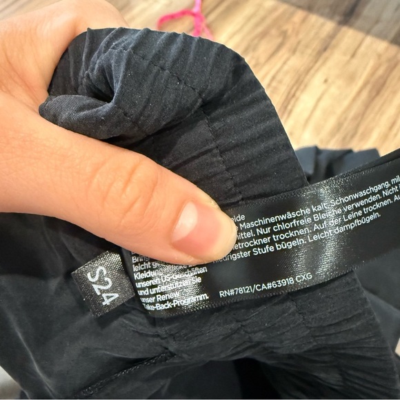 Eileen Fisher Washed Silk Cargo Pant Drawstring Wide Leg - Picture 11 of 15